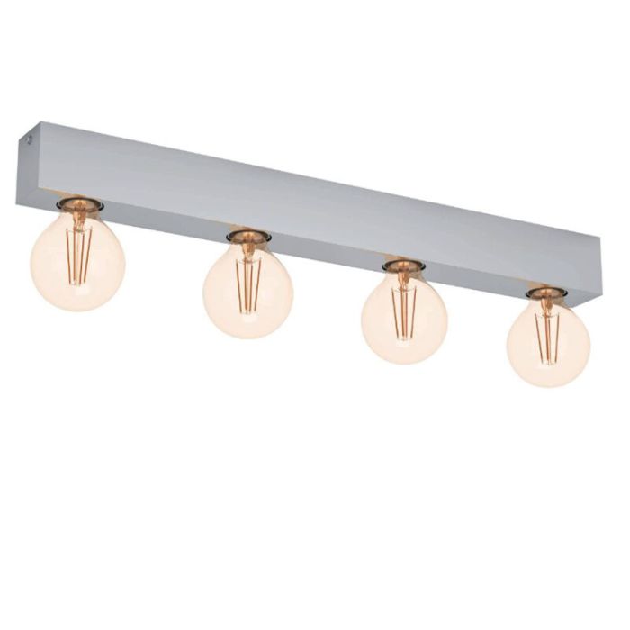 Chrome wall light aluminium, Raoul