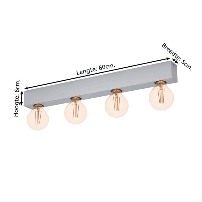 Chrome wall light aluminium, Raoul