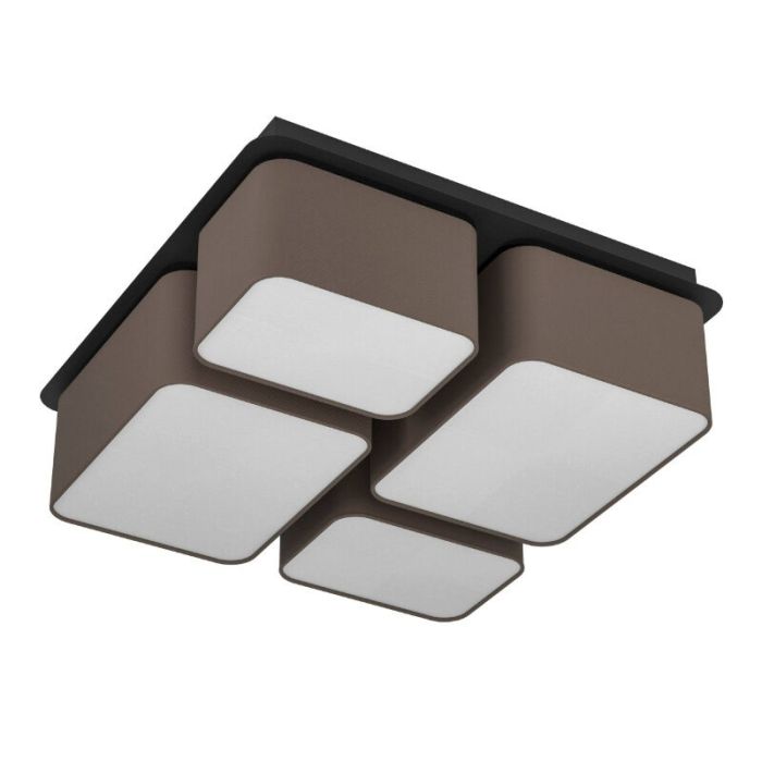 Anthracite modern ceiling light aluminium, Jascha