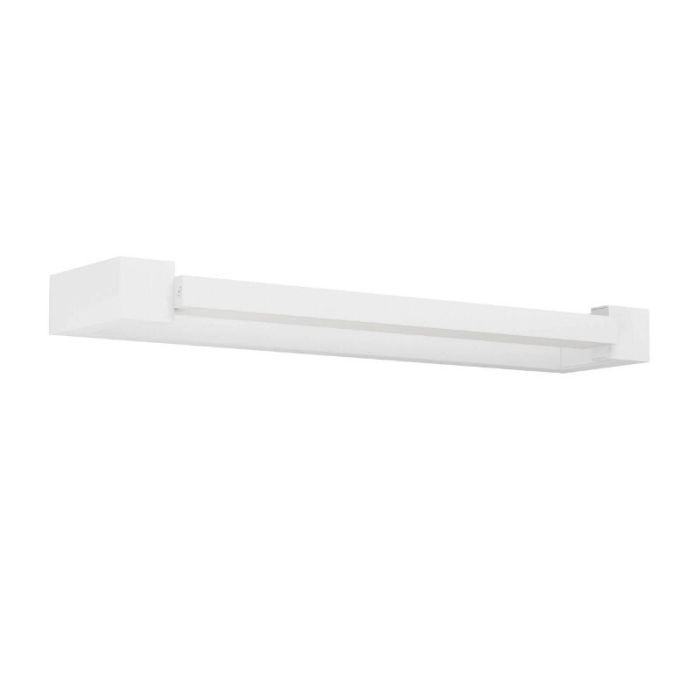 Chrome modern mirror lighting aluminium, Shukri, 8,9W, 4000K LED, IP44