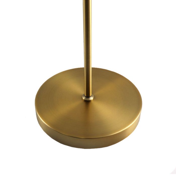 Modern reading floor lamp brass, Salvador, 5W, 3000K LED, with switch