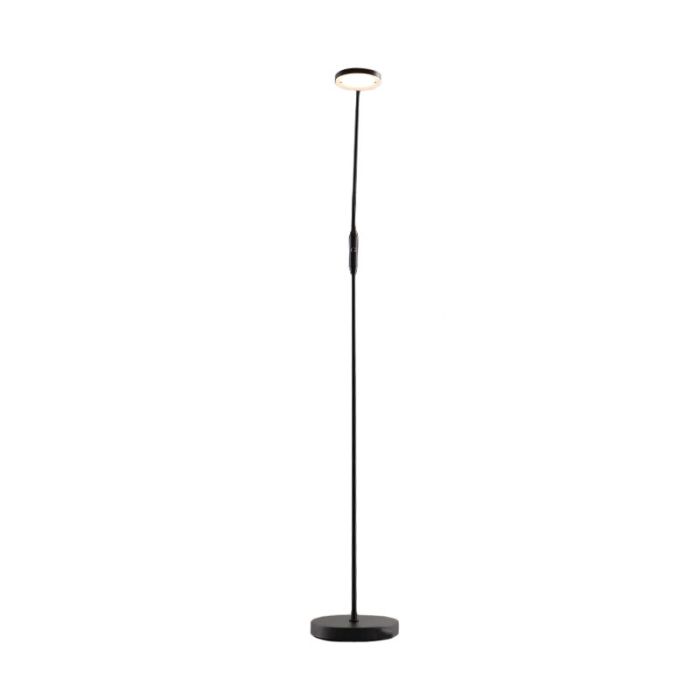 Modern reading floor lamp black, Salvador, 5W, 3000K LED, with switch