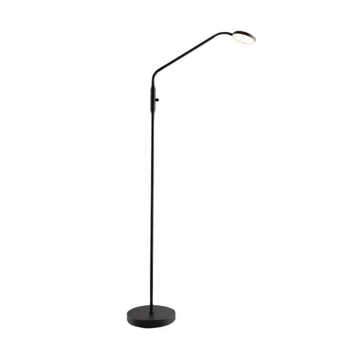 Modern reading floor lamp black, Salvador, 5W, 3000K LED, with switch