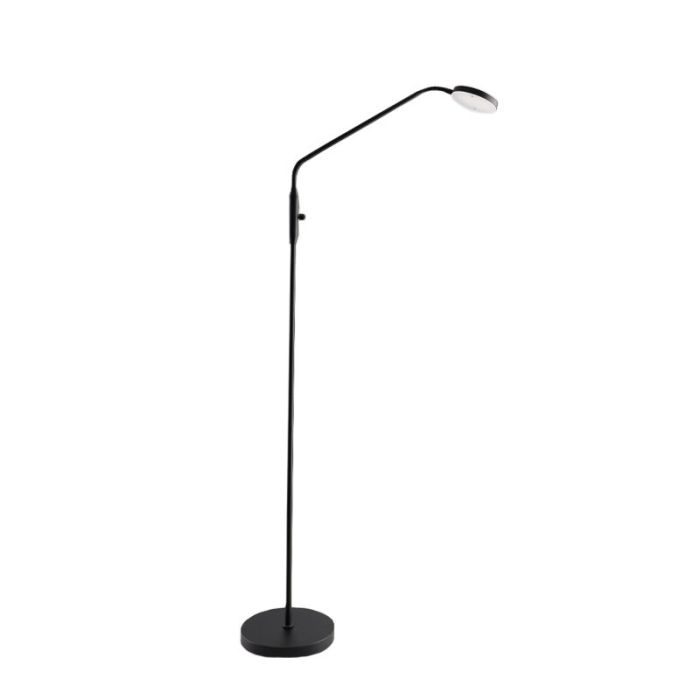 Modern reading floor lamp black, Salvador, 5W, 3000K LED, with switch