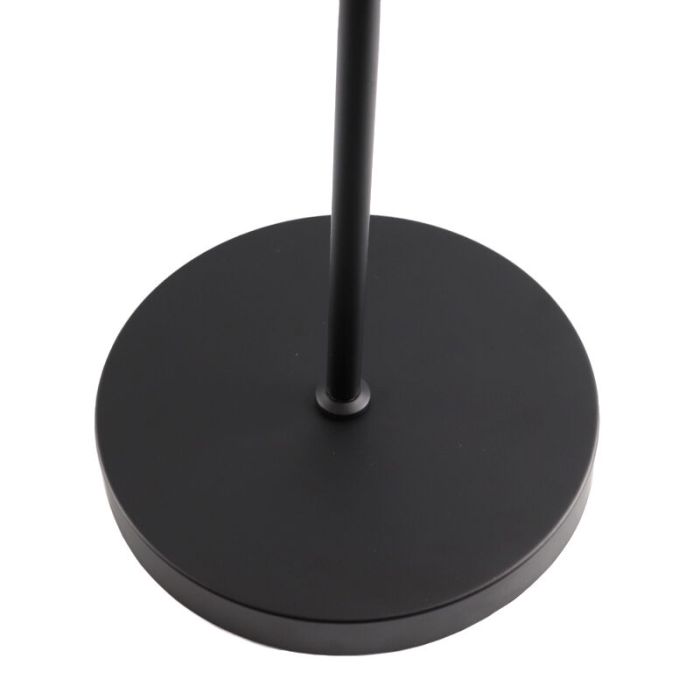 Modern reading floor lamp black, Salvador, 5W, 3000K LED, with switch