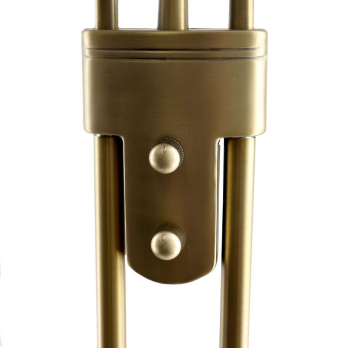 Modern reading floor lamp brass, Salvador, 18W, 3000K LED, with switch