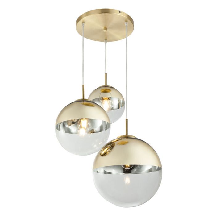 Golden design pendant light glass, Novia
