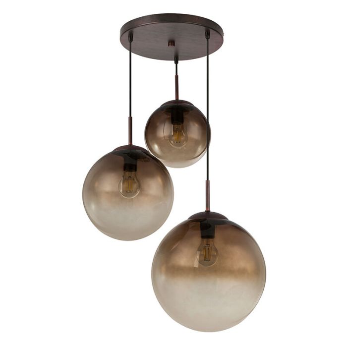 Amber design pendant light glass, Novia
