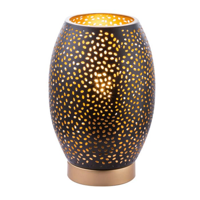 Black modern table lamp metal, Bilboa