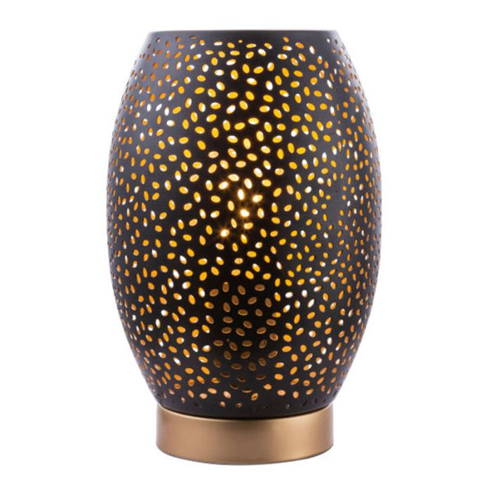 Black modern table lamp metal, Bilboa
