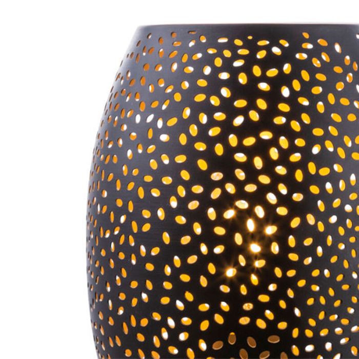 Black modern table lamp metal, Bilboa