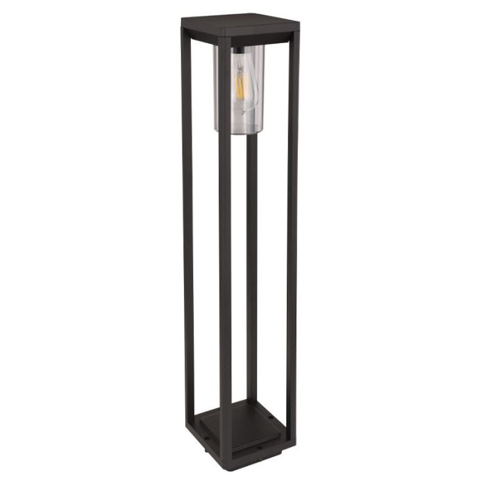 Black modern outdoor light plastic, Vildan, IP44