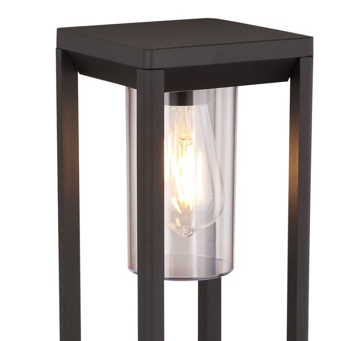 Black modern outdoor light plastic, Vildan, IP44