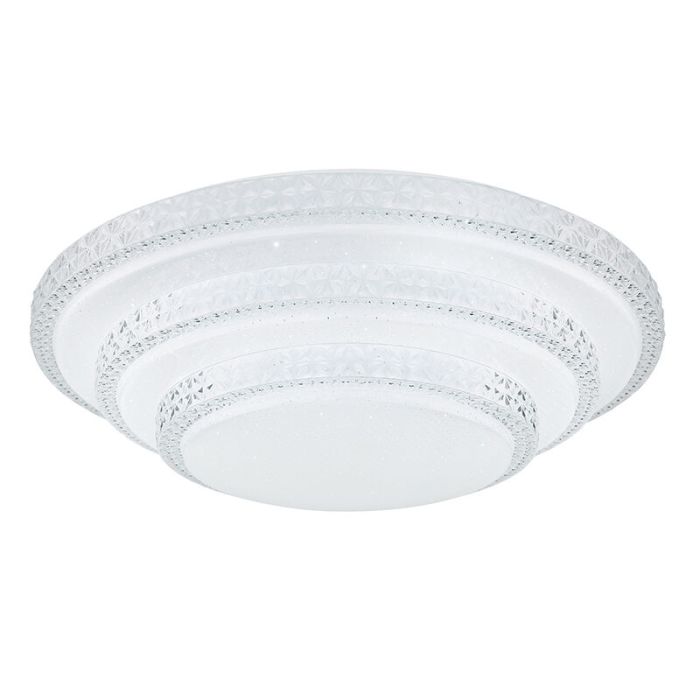 White modern smart ceiling light metal, Aldin, 30W, warm to cold white adjustable LED