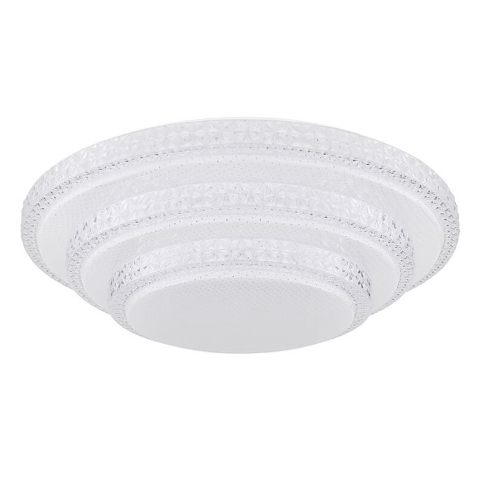 White modern smart ceiling light metal, Aldin, 30W, warm to cold white adjustable LED