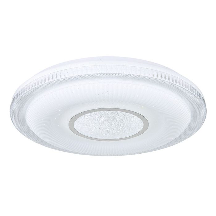 White modern smart ceiling light metal, Aldin, 30W, warm to cold white adjustable LED