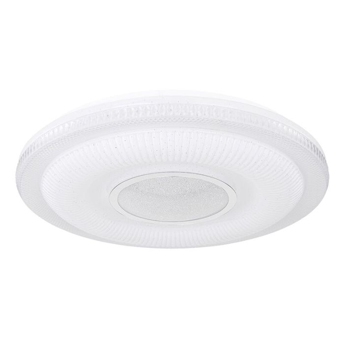 White modern smart ceiling light metal, Aldin, 30W, warm to cold white adjustable LED