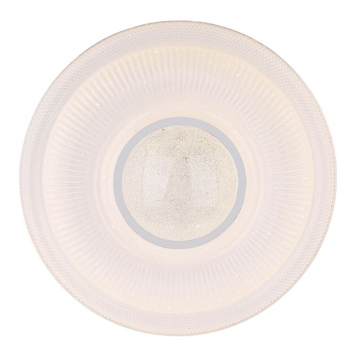 White modern smart ceiling light metal, Aldin, 30W, warm to cold white adjustable LED