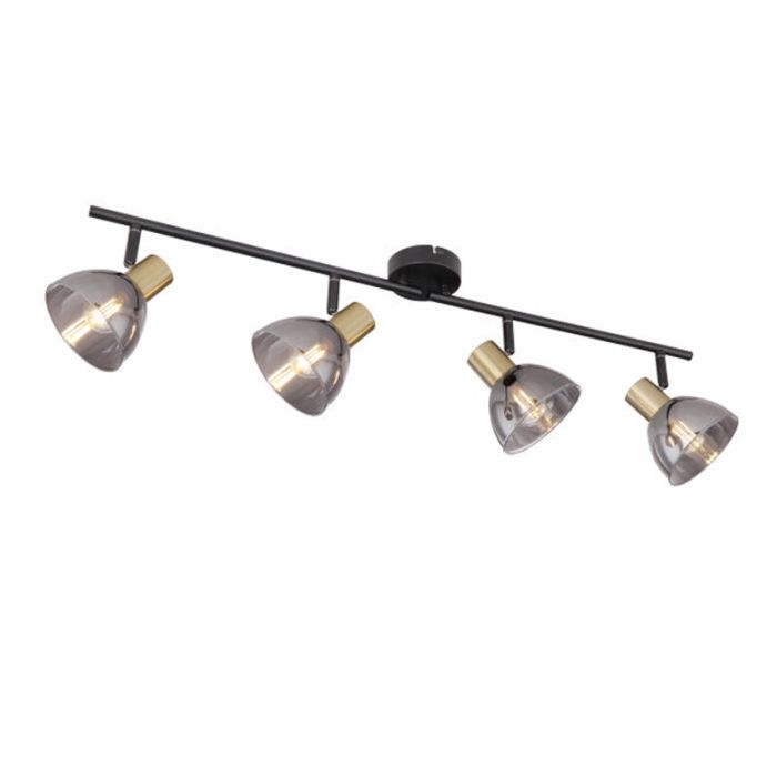 Golden modern ceiling spotlight glass, Arthur