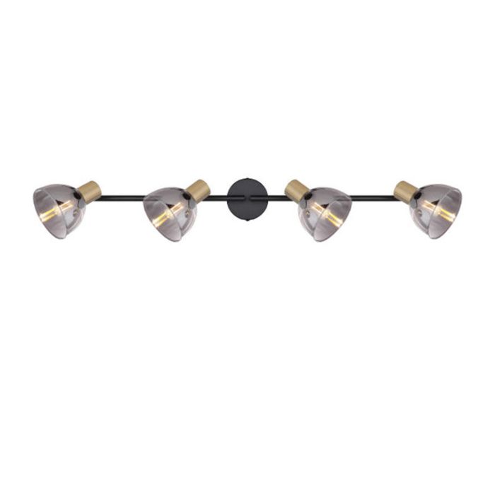 Golden modern ceiling spotlight glass, Arthur
