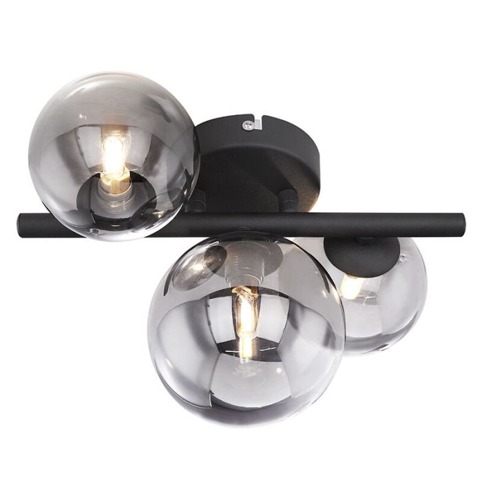 Black design wall light glass, Melinda