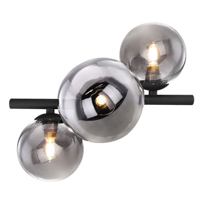 Black design wall light glass, Melinda
