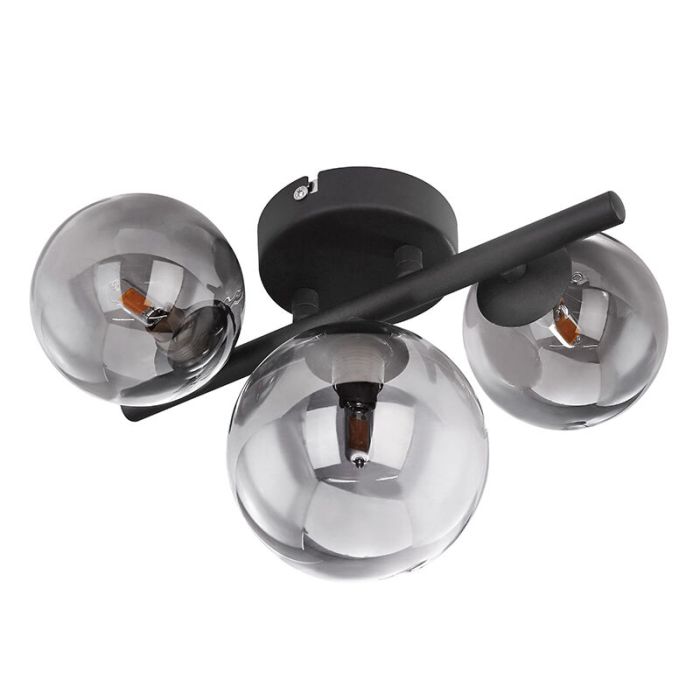 Black design wall light glass, Melinda