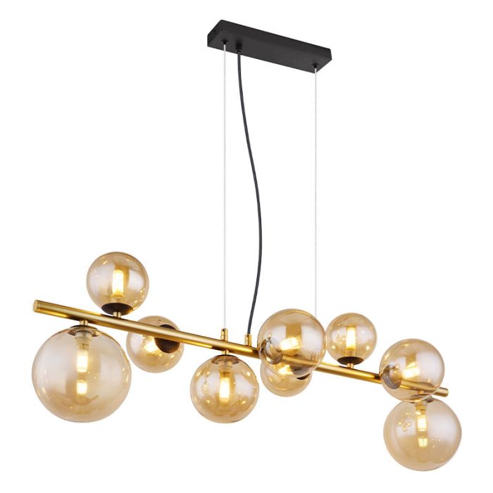 Amber design pendant light glass, Melinda