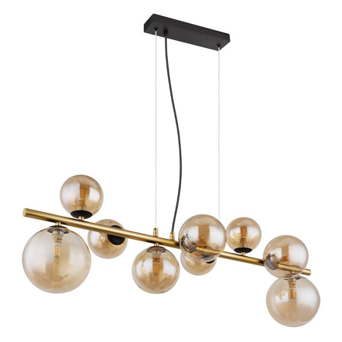 Amber design pendant light glass, Melinda