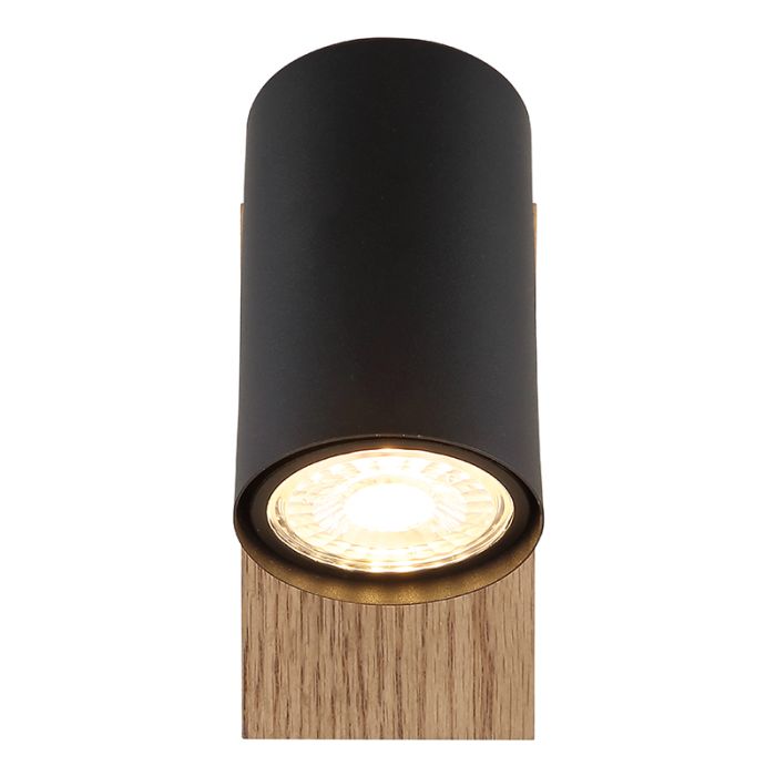 Black modern wall spotlight metal, Philomena
