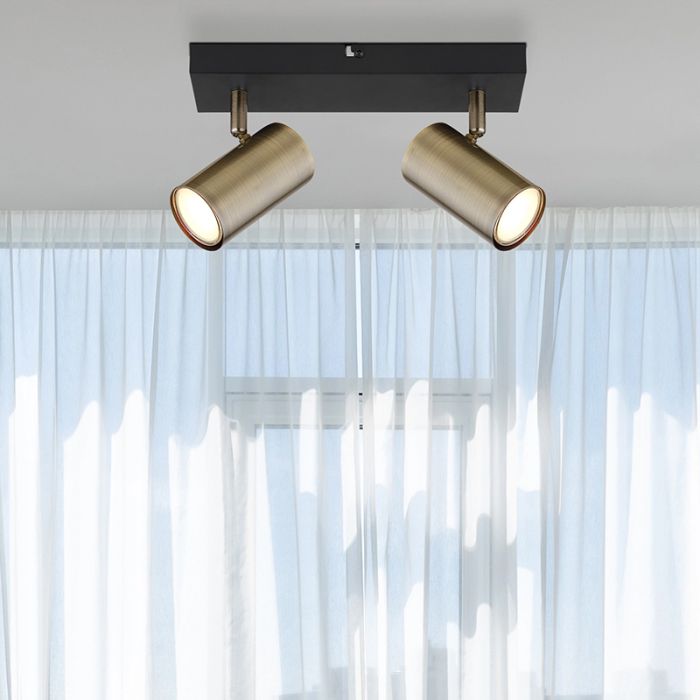 Brass modern ceiling spotlight metal, Pieta