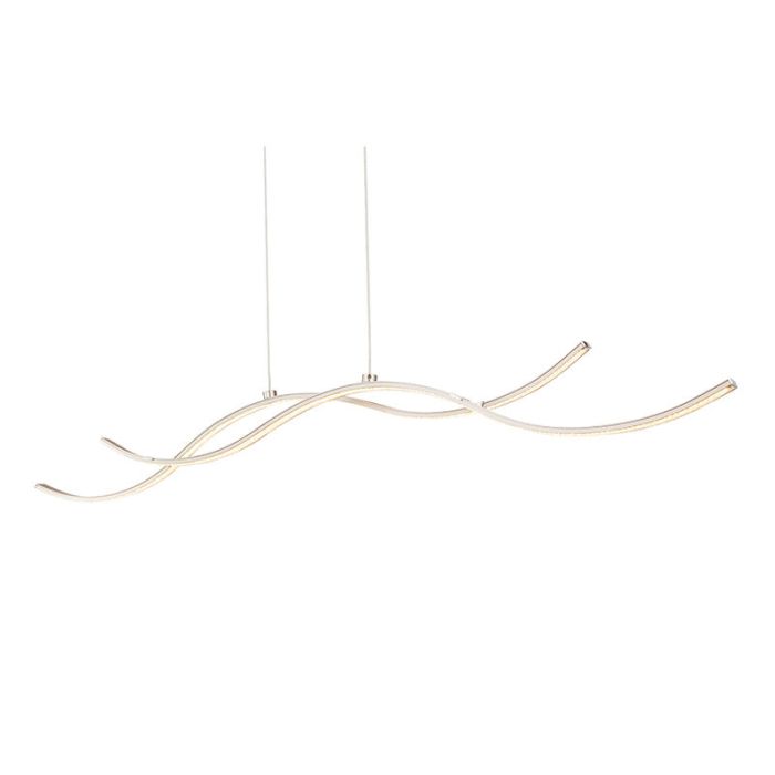 Nickel modern pendant light plastic, Terence, 30W, 3000K LED