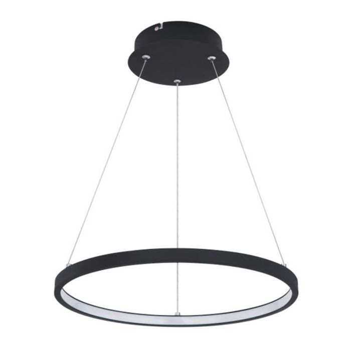 Black modern dining table hanging lamp metal, Jeana, 19W, 3000K LED