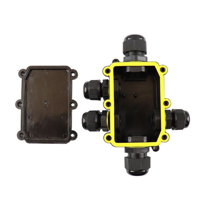 Waterproof 5-way cable coupling, with Wago plug inside, IP68