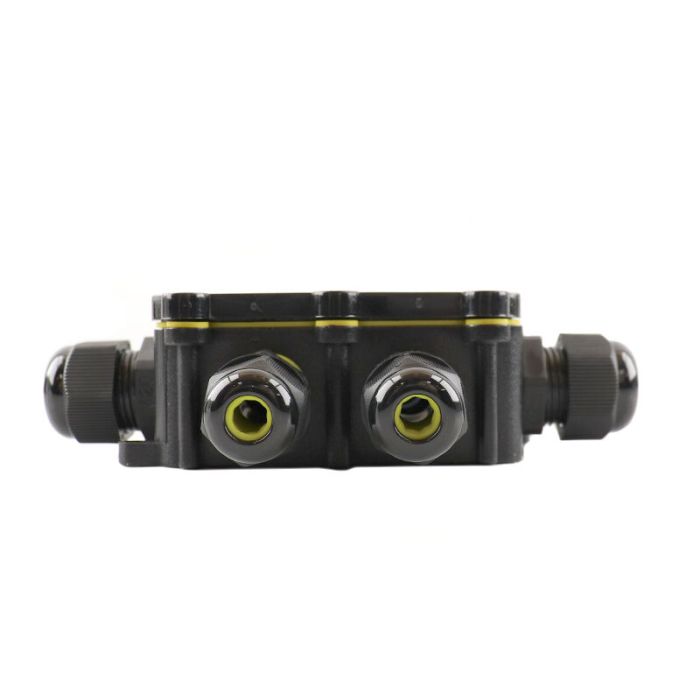 Waterproof 6-way cable coupling, with Wago plug inside, IP68