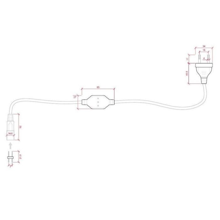 220V connection cable