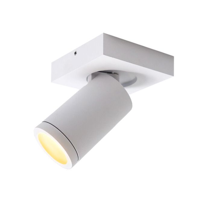 Modern ceiling spotlight white, Kenan, IP44