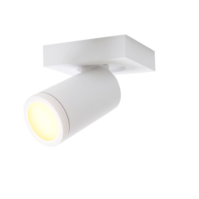 Modern ceiling spotlight white, Kenan, IP44
