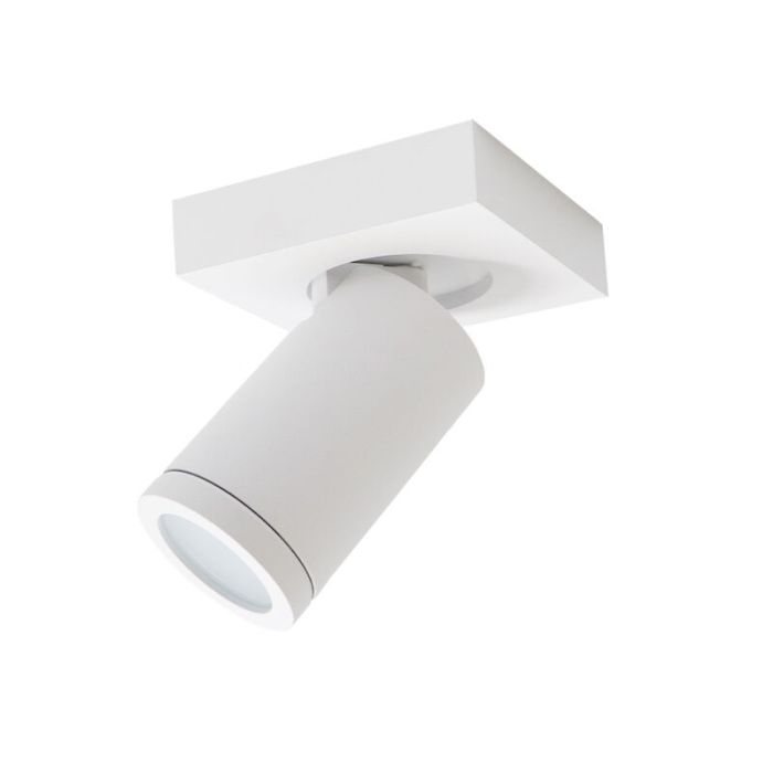 Modern ceiling spotlight white, Kenan, IP44