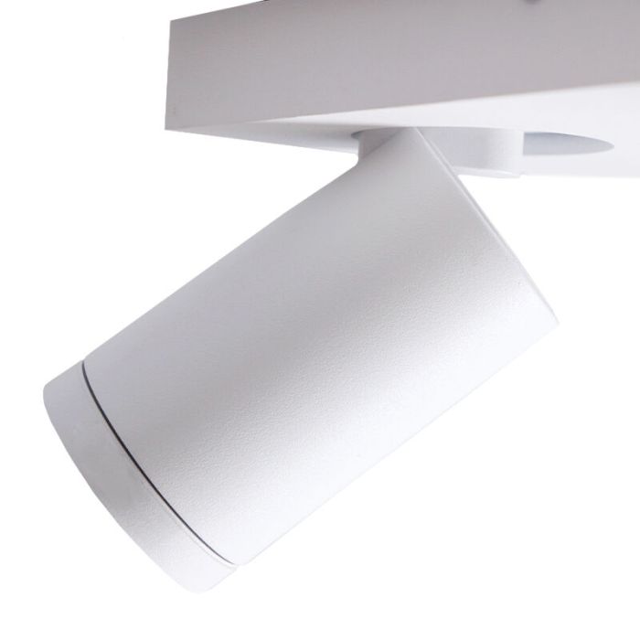 Modern ceiling spotlight white, Kenan, IP44