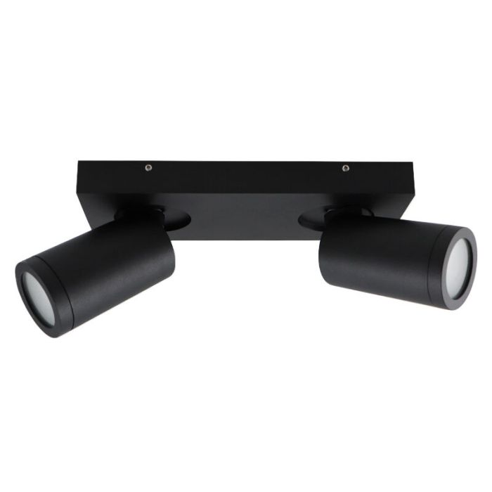 Modern ceiling spotlight black, Kenan, IP44
