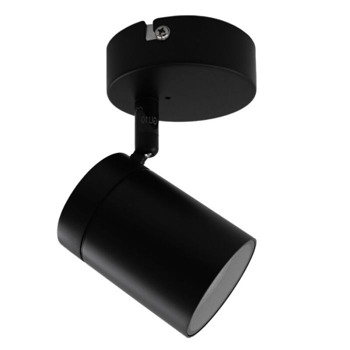 Modern ceiling spotlight black, Ciara, IP44