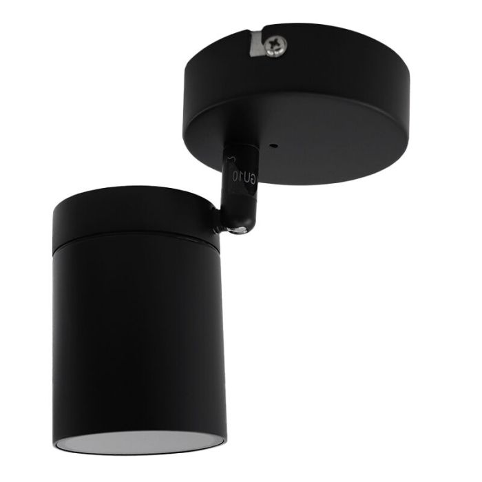 Modern ceiling spotlight black, Ciara, IP44