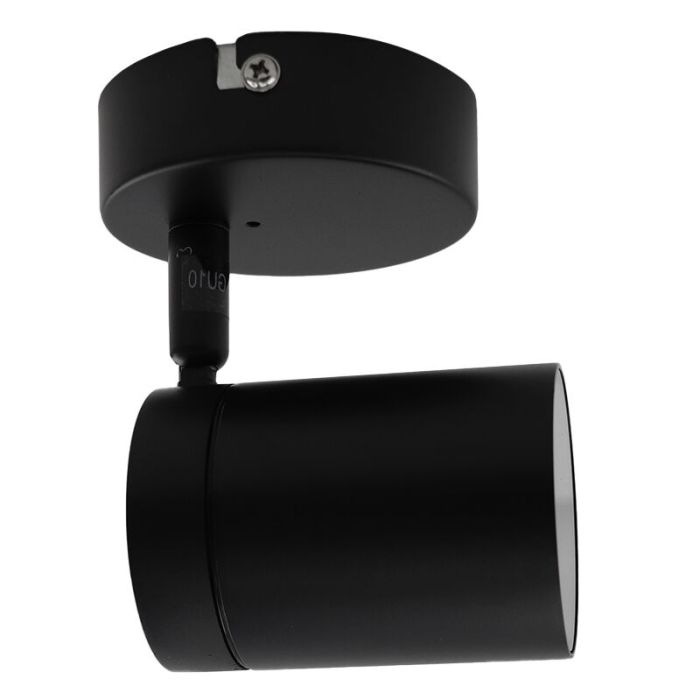 Modern ceiling spotlight black, Ciara, IP44