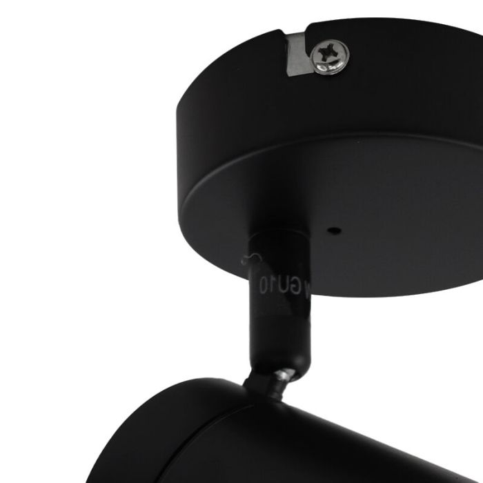 Modern ceiling spotlight black, Ciara, IP44