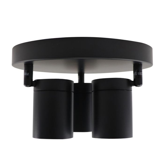 Modern ceiling spotlight black, Ciara, IP44