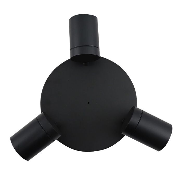 Modern ceiling spotlight black, Ciara, IP44