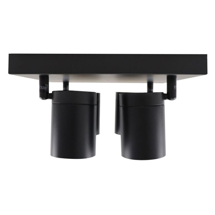 Modern ceiling spotlight black, Ciara, IP44