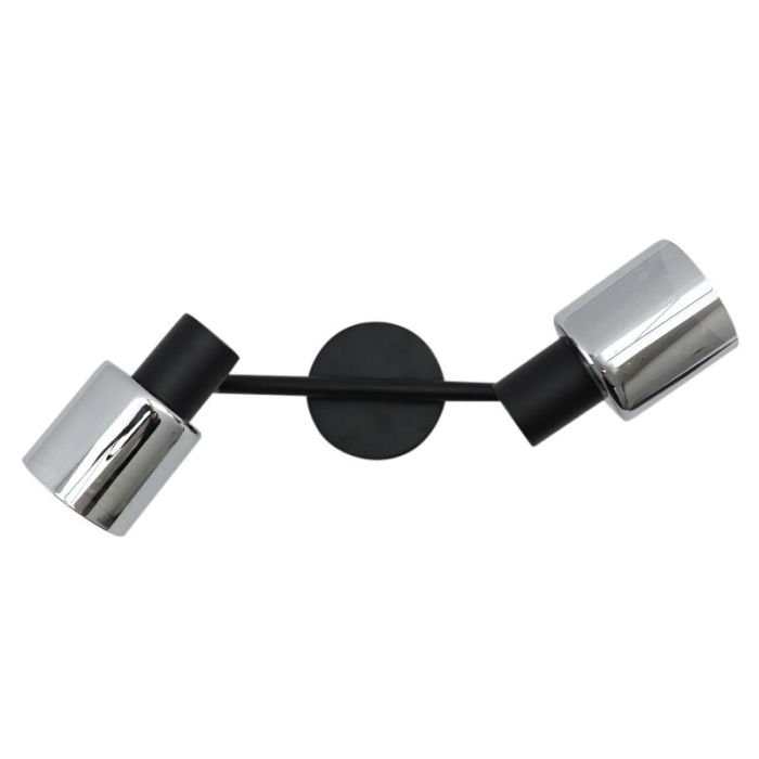 Design ceiling spotlight black, Crystal