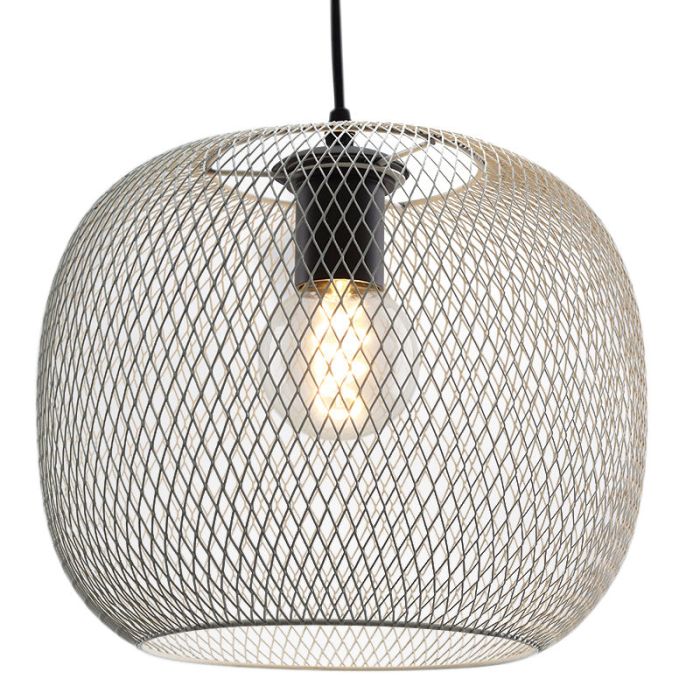 Industrial dining table hanging lamp grey, Emado